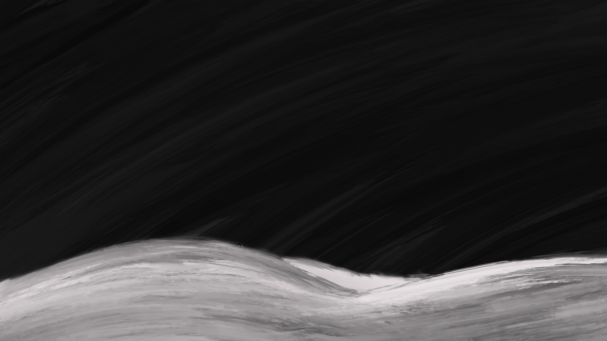 Black and white abstract pattern on a dark background